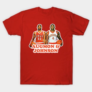 Stacey Augmon and Larry Johnson 1991 T-Shirt